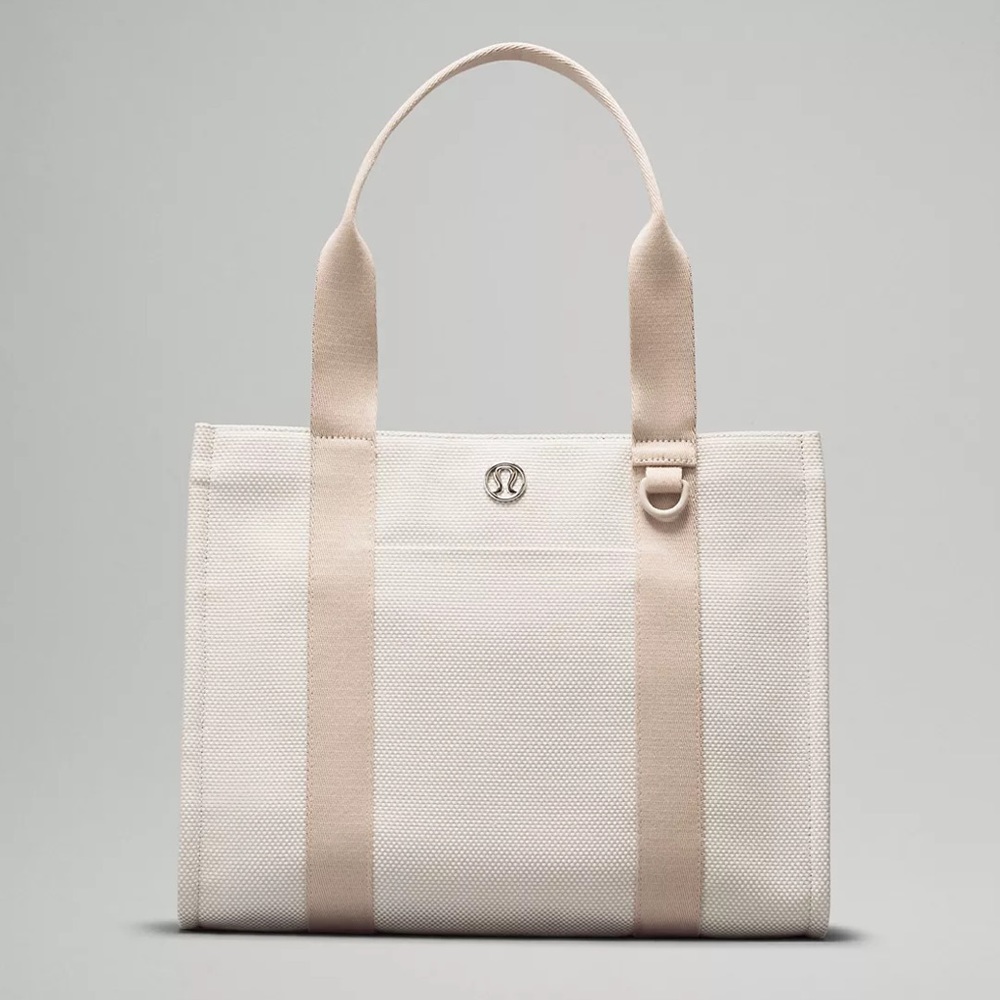 Lululemon Two tone canvas tote bag 10 L